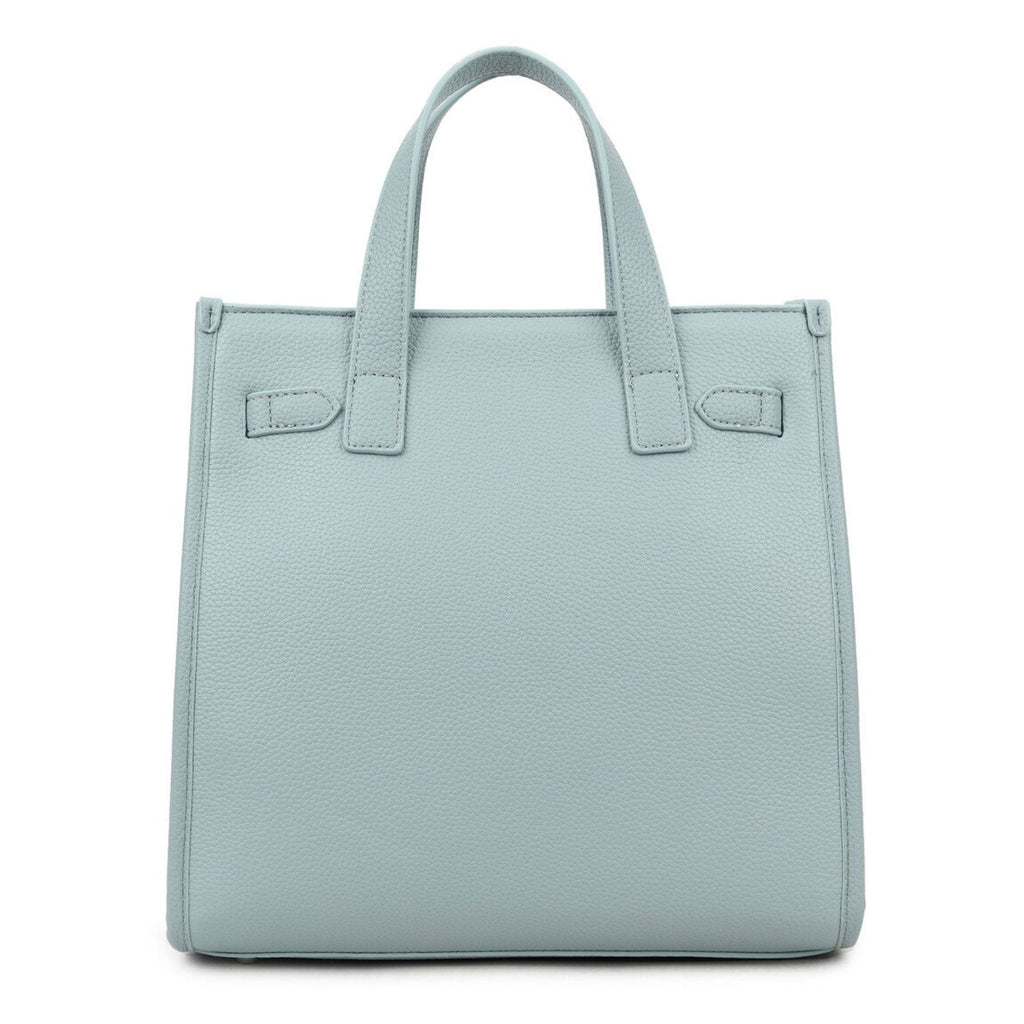 Kunstleren handtas | lichtblauw