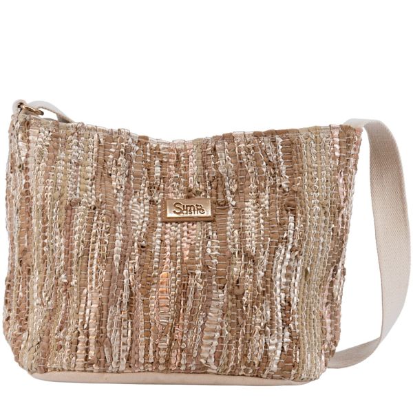 Simó Sastre schoudertas trenzado Briana | beige