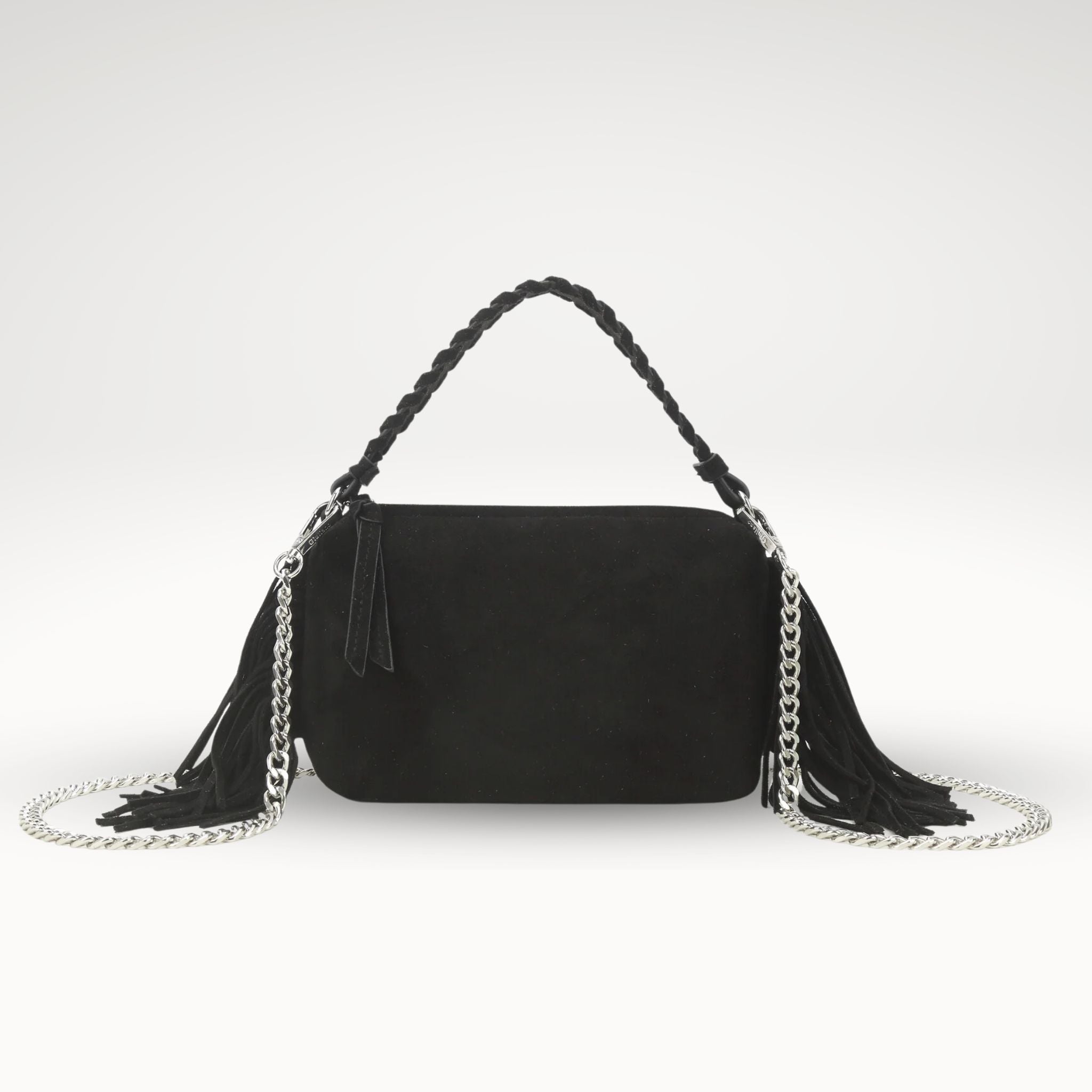 Kunstlederen suede handtas | schoudertas