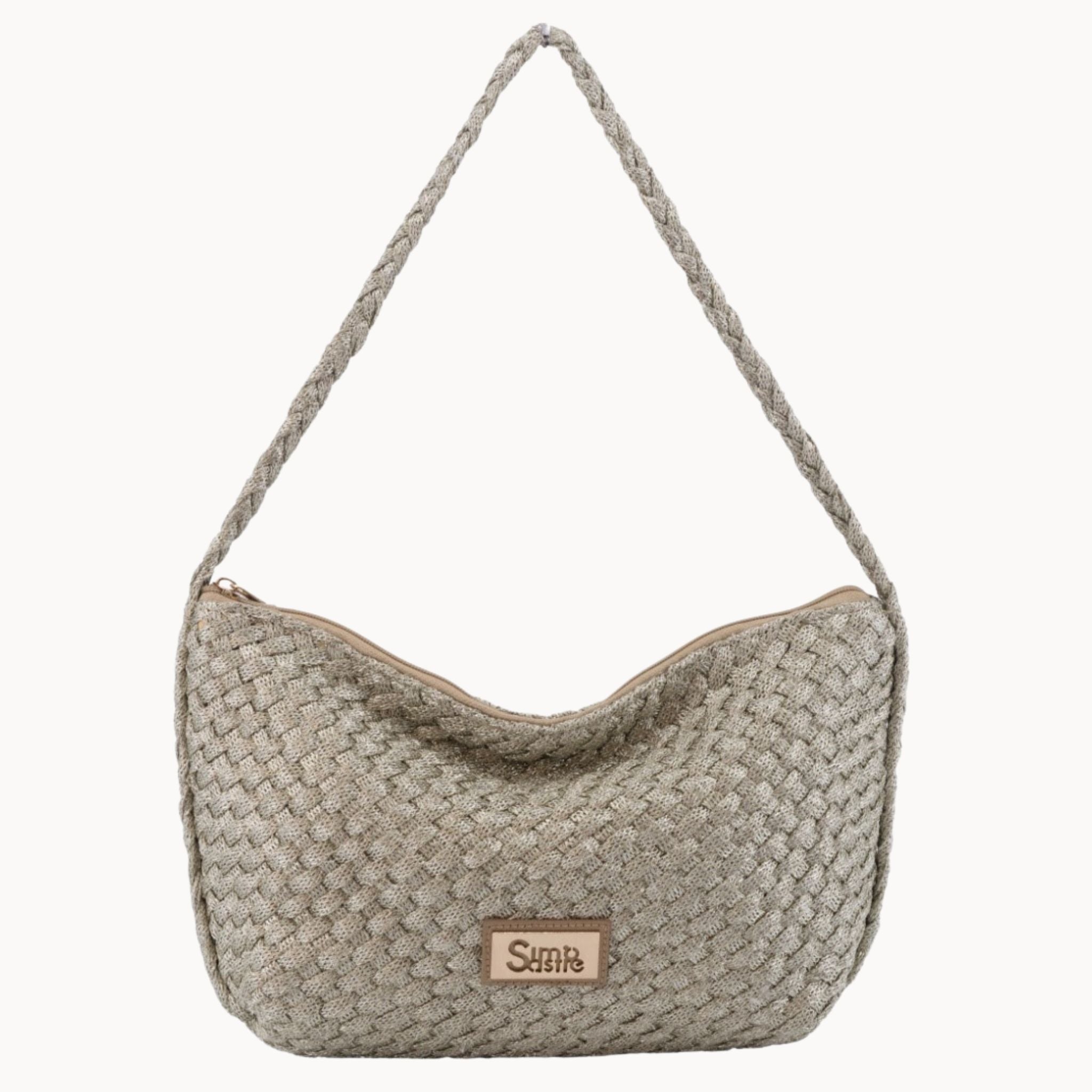 Simó Sastre clutch Jasmine | oro