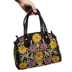 Suède handtas uit Kasjmier | donker rood