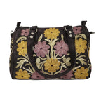 Suède handtas uit Kasjmier | donker rood