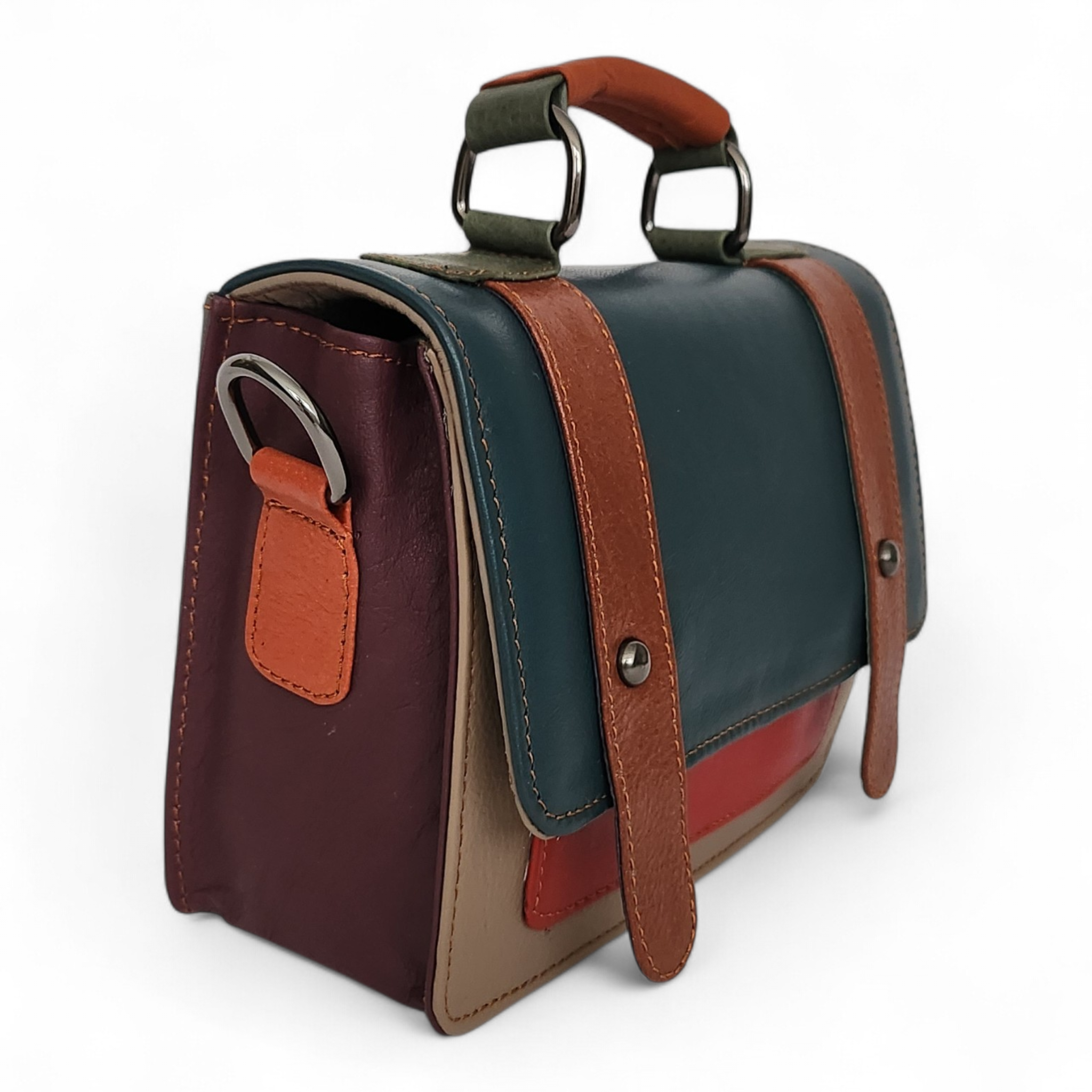 Fairtrade restleer handtas | Gati