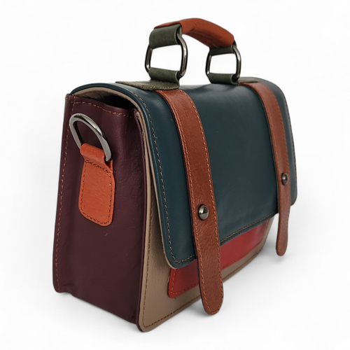 Fairtrade restleer handtas | Gati