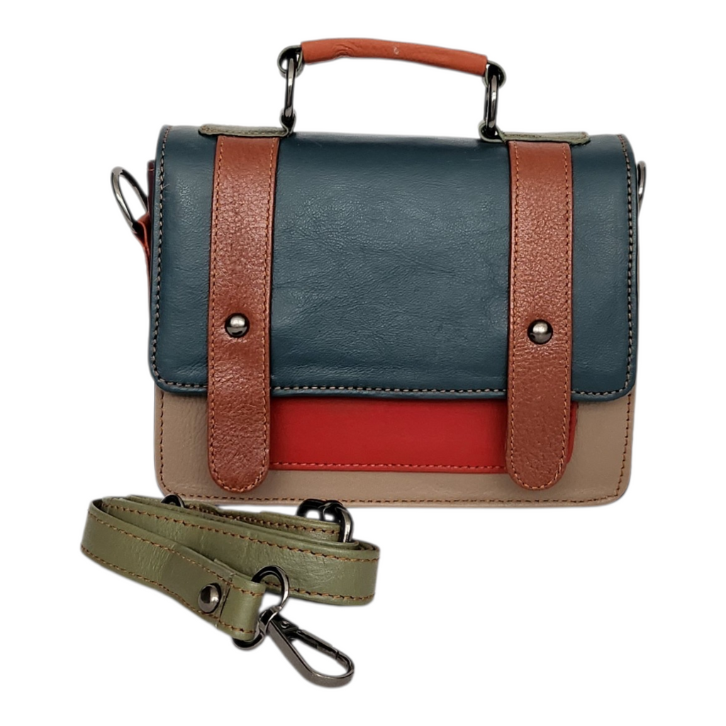 Fairtrade restleer handtas | Gati