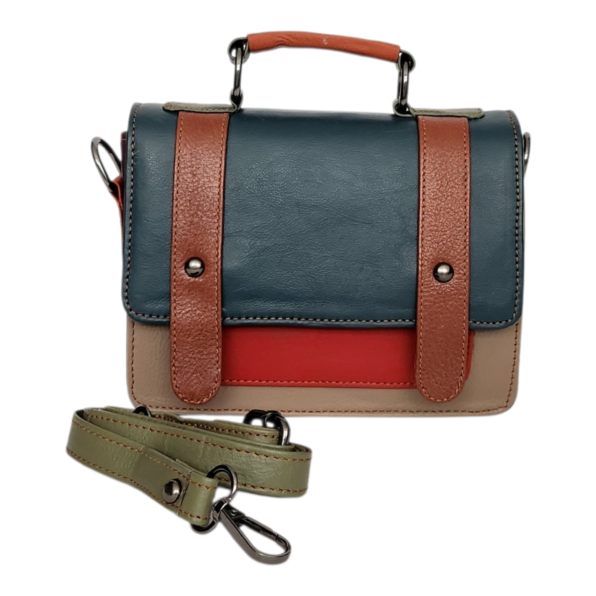 Fairtrade restleer handtas | Gati