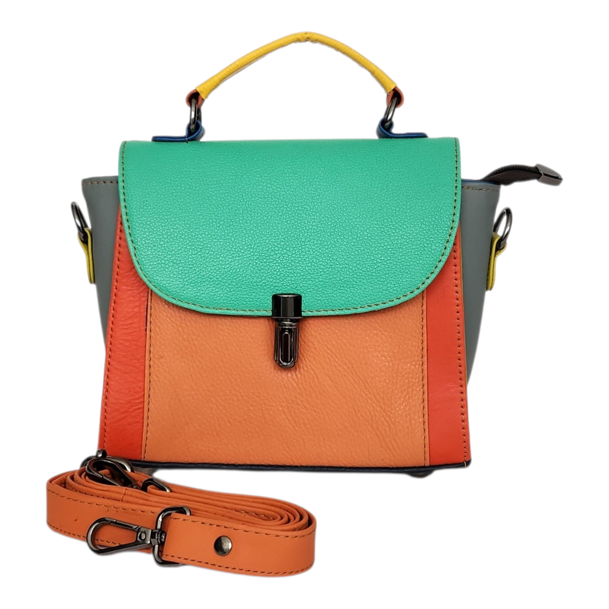 Fairtrade restleer handtas | Hari