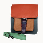 Fairtrade restleer schoudertas | Daya