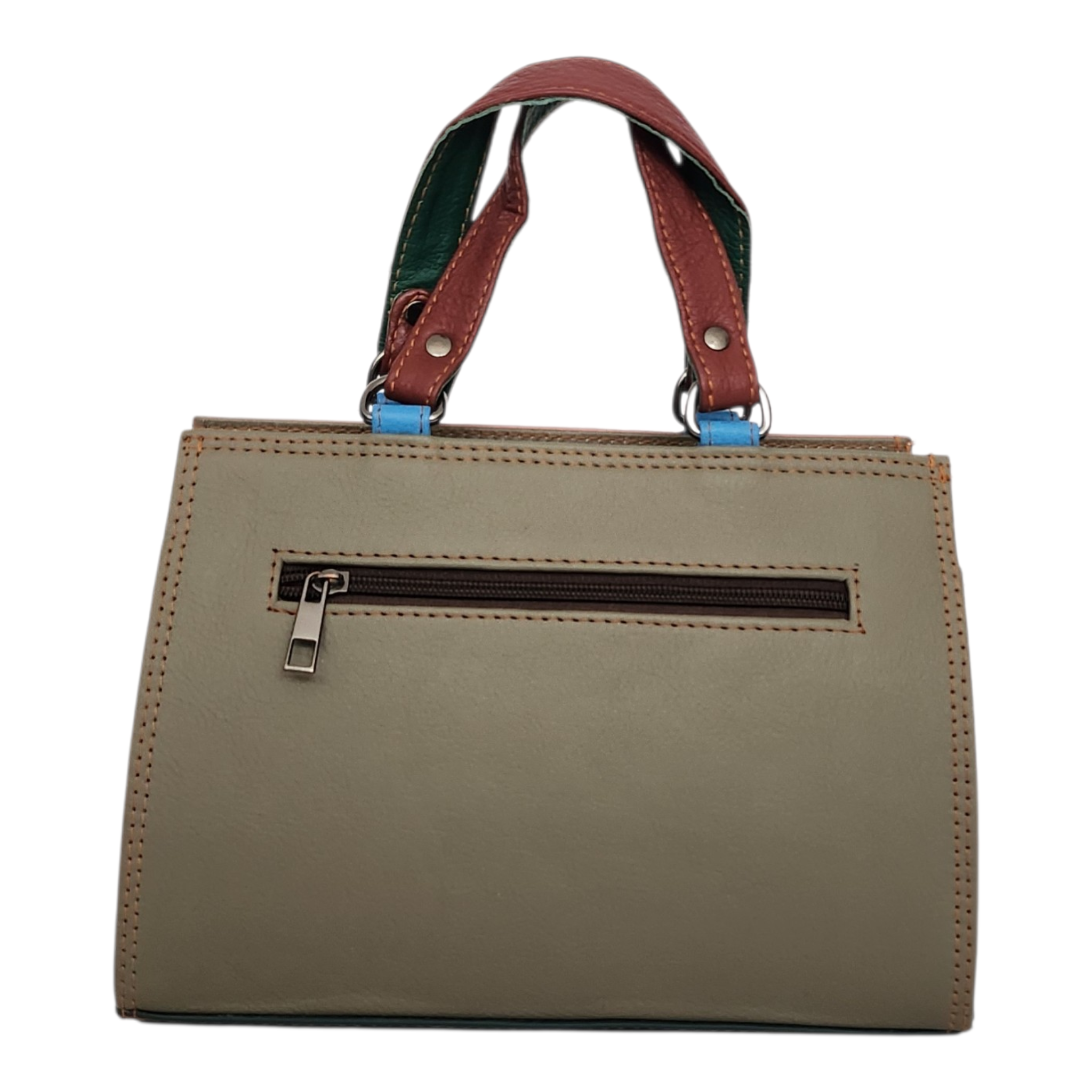 Fairtrade restleer handtas | multicolor Amba