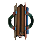 Fairtrade restleer handtas | multicolor Amba