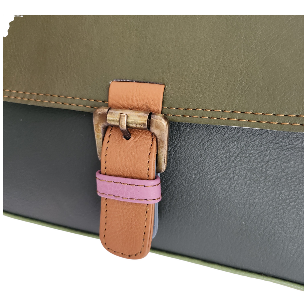 Fairtrade restleer schoudertas | Indu