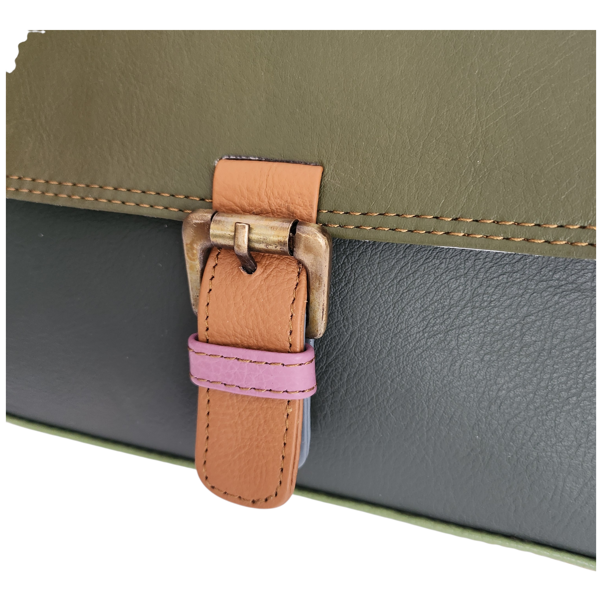 Fairtrade restleer schoudertas | Indu