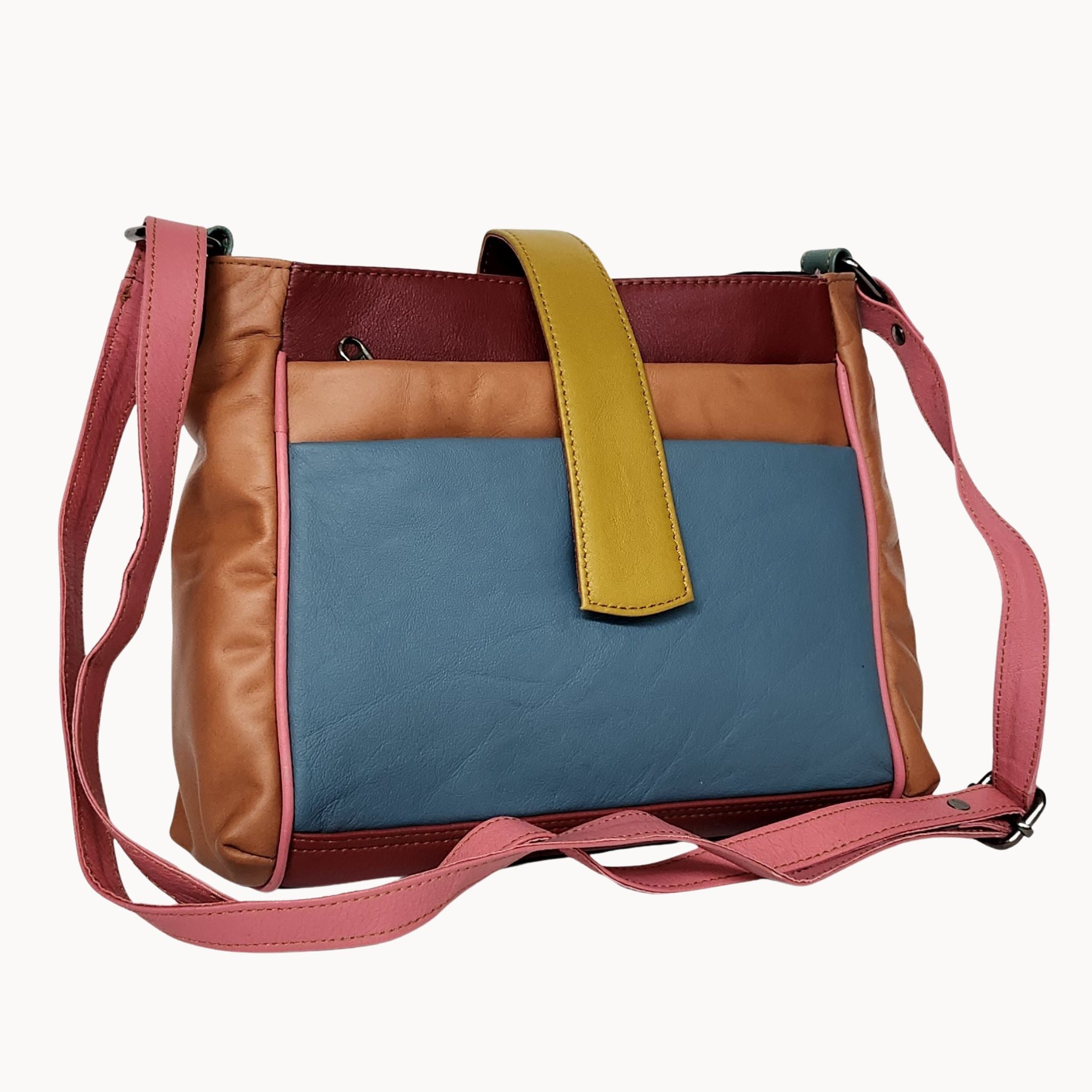 Fairtrade restleer schoudertas | Bala