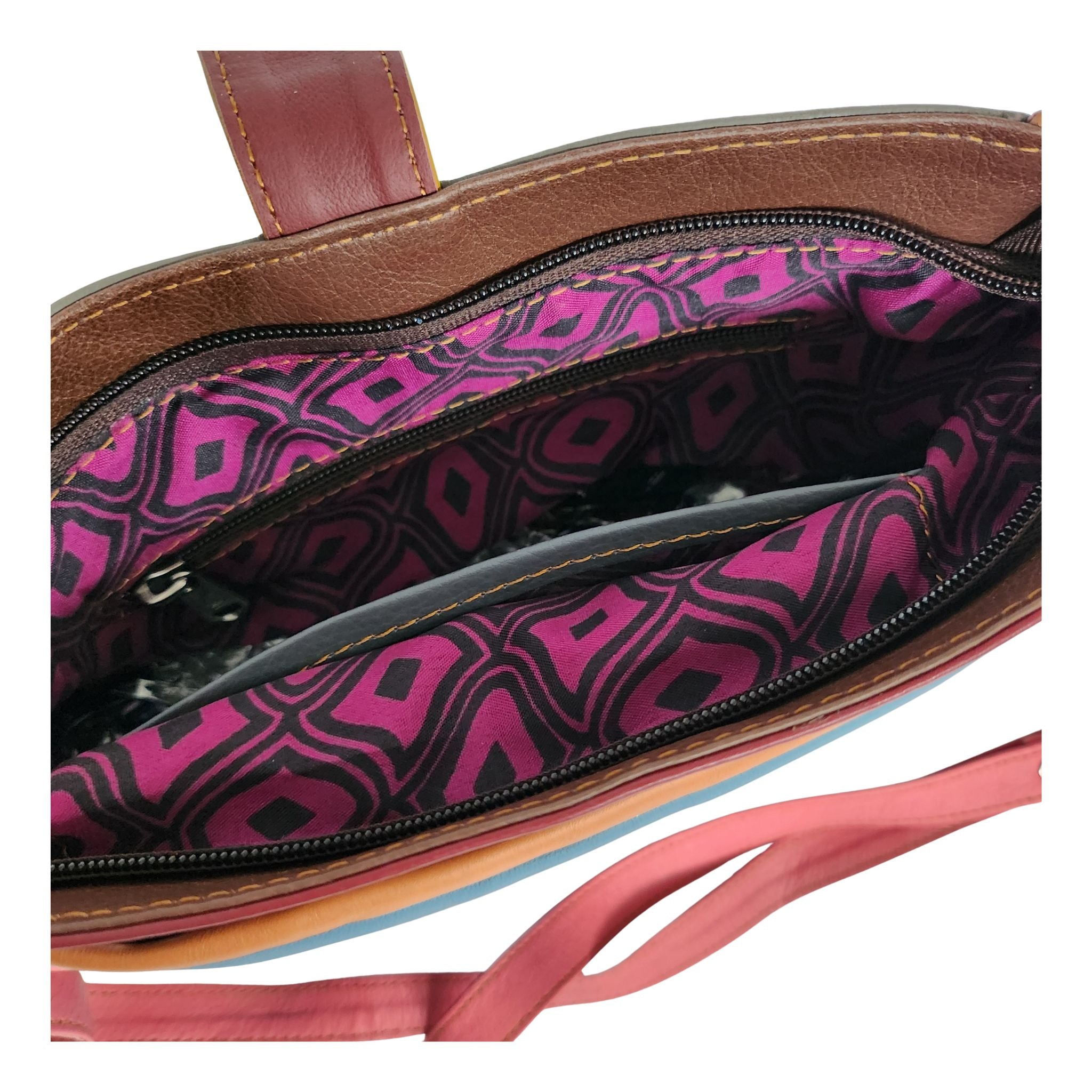 Fairtrade restleer schoudertas | Bala