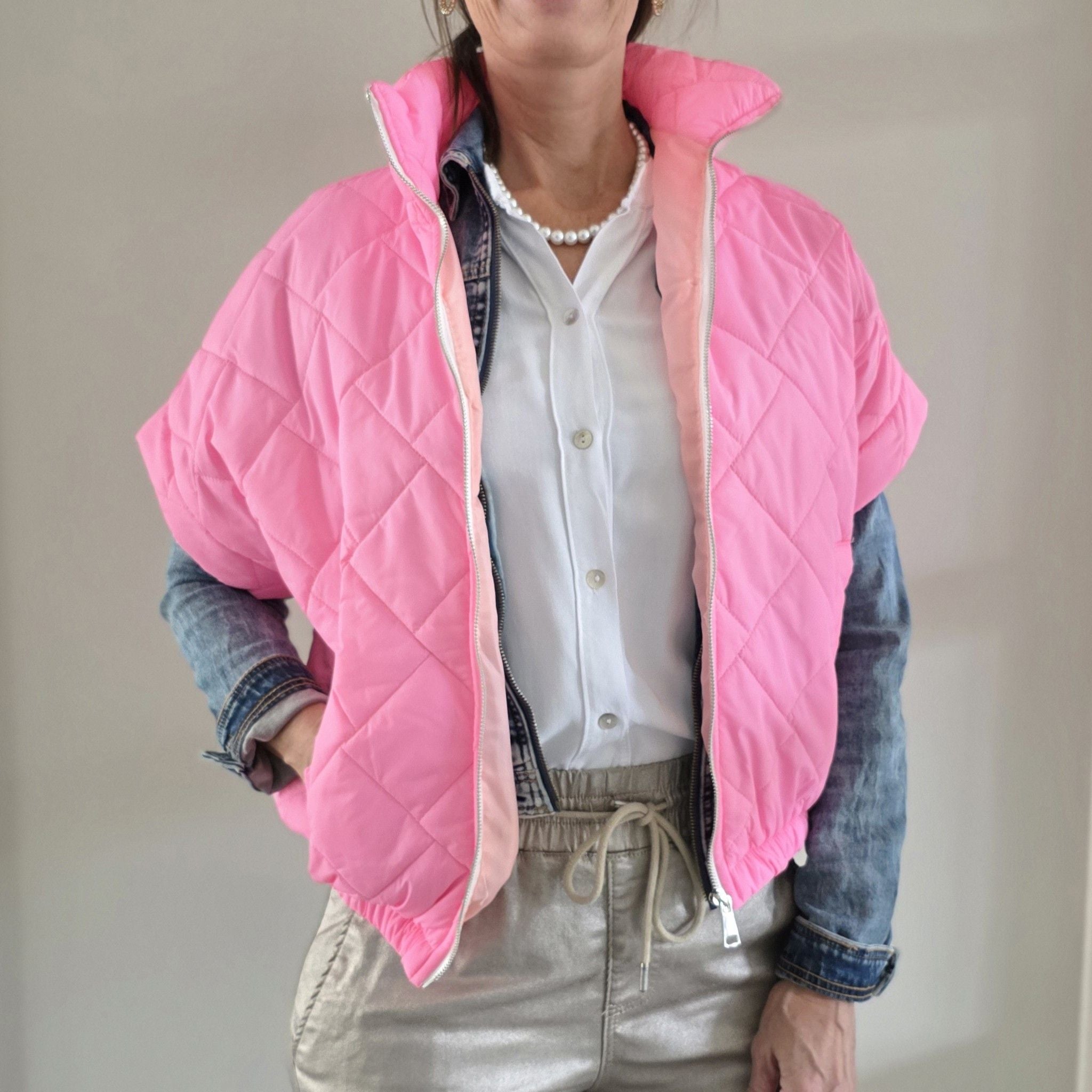 Bodywarmer | roze
