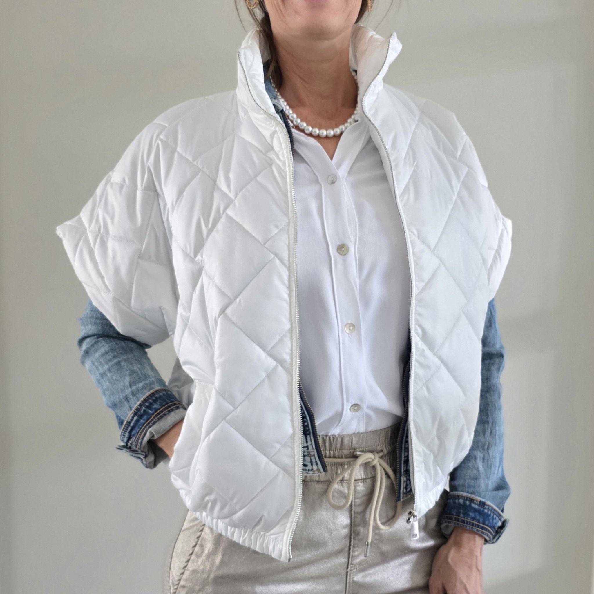 Bodywarmer | wit