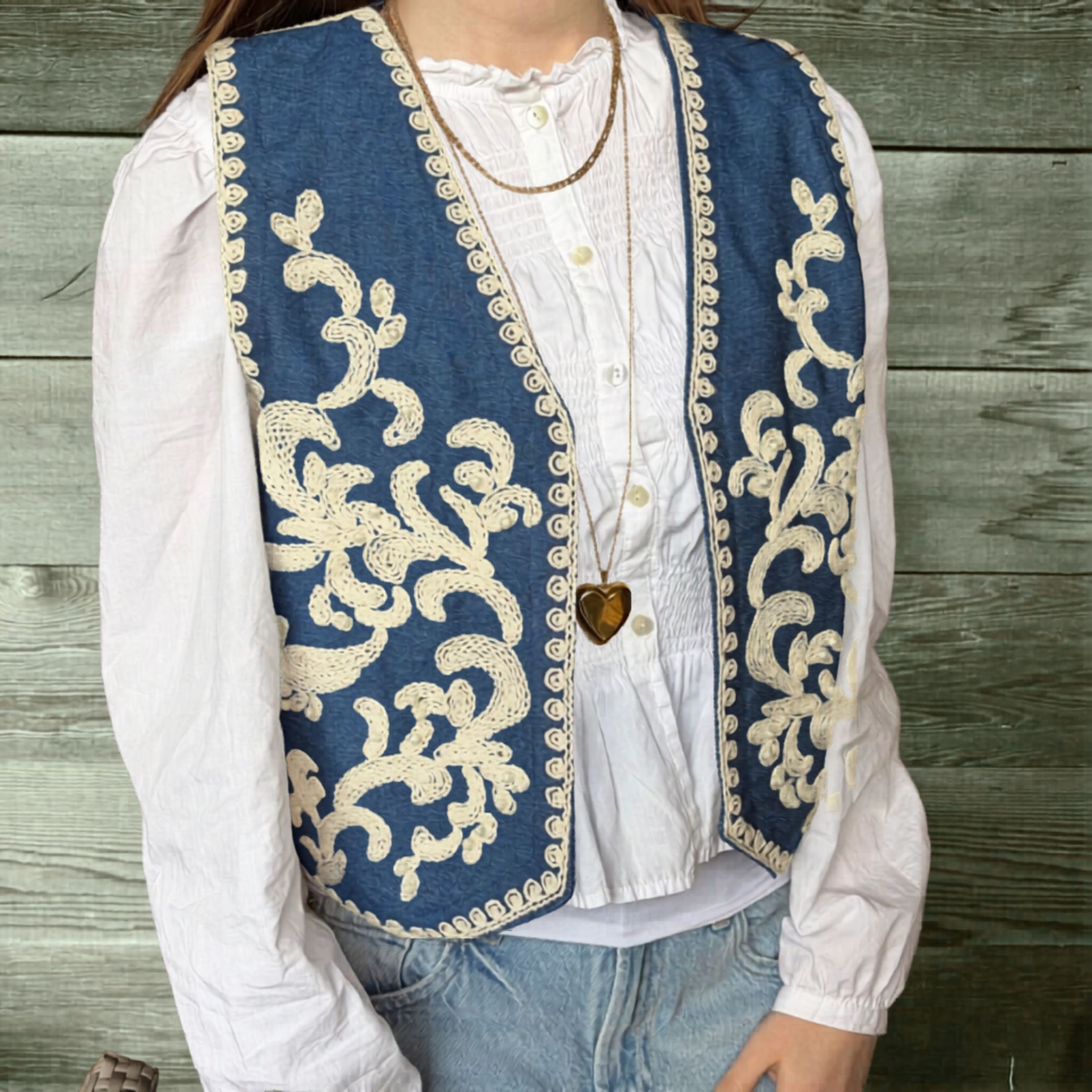 Gilet | denim